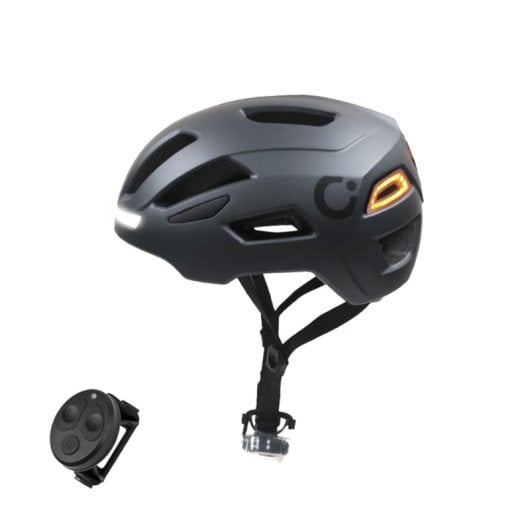 Casco BrainGuard Flash S-M con intermitentes y luz Bluetooth trasera