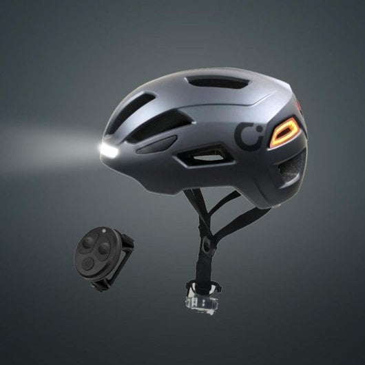 Casco BrainGuard Flash L-XL intermitentes luz frontal Bluetooth USB-C