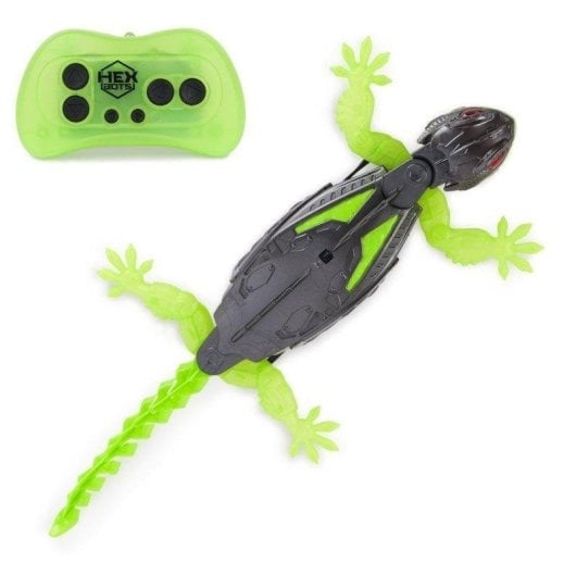 RC-Spielzeug Spin Master Hex Bots Wall Crawler Gecko LED Kletternder Akku