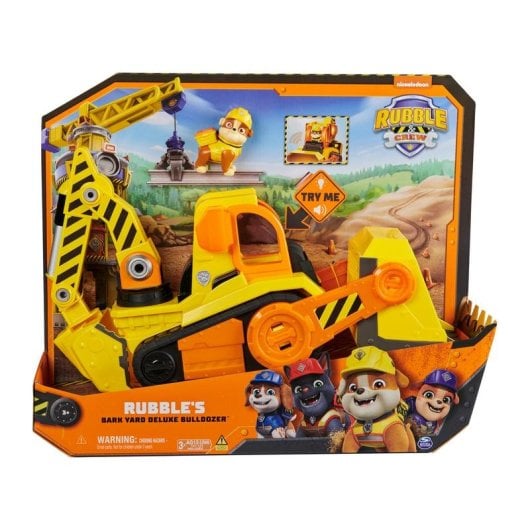 Bulldozer Spin Master Rubble & Crew mit Lichtern, Geräuschen und Artikulierter Figur