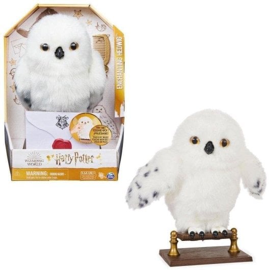 Juguete interactivo Spin Master Enchanting Hedwig Harry Potter 15 sonidos y movimientos