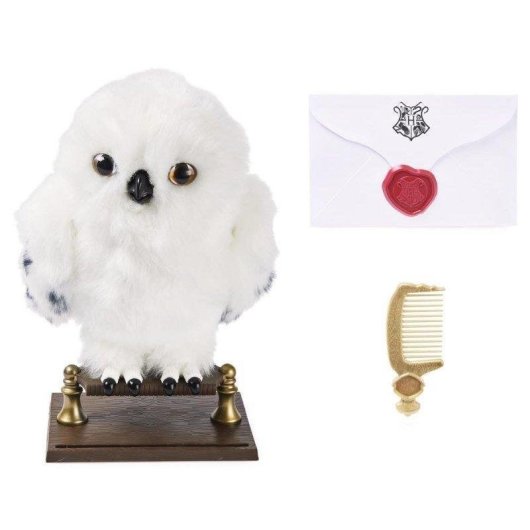 Juguete interactivo Spin Master Enchanting Hedwig Harry Potter 15 sonidos y movimientos