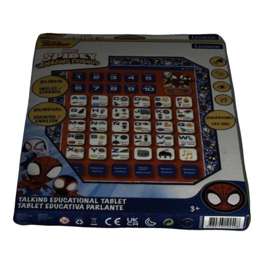 Tableta educativa Lexibook Spider Man táctil bilingüe infantil interactiva