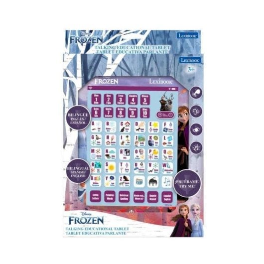 Tablet educativa Disney Frozen Lexibook 80 actividades bilingüe pantalla táctil