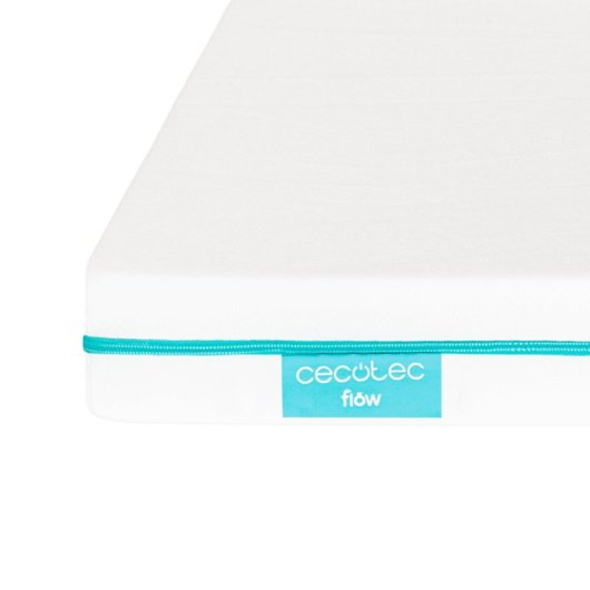 Matelas Flow BabyDream 120x60 cm mousse 25 kg/m3 housse lavable