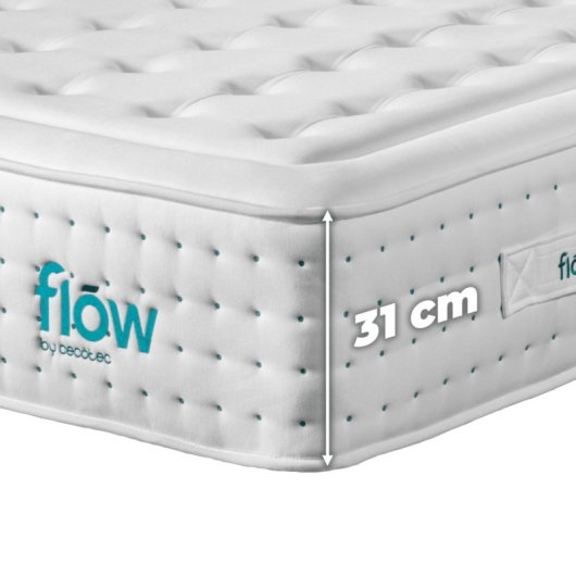 Colchão Flow HybridLuxe Fresh 6900 31cm 14 Camadas SpringCore