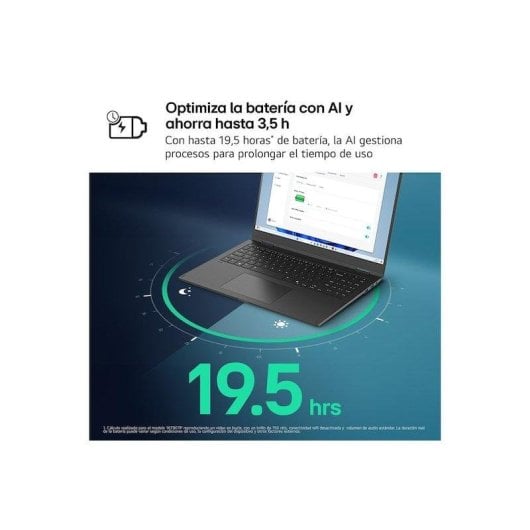 Portátil LG Gram Pro 16Z90TP-K.AD88B 16" Intel Core Ultra 7 255H 32GB 1TB SSD OLED 120Hz