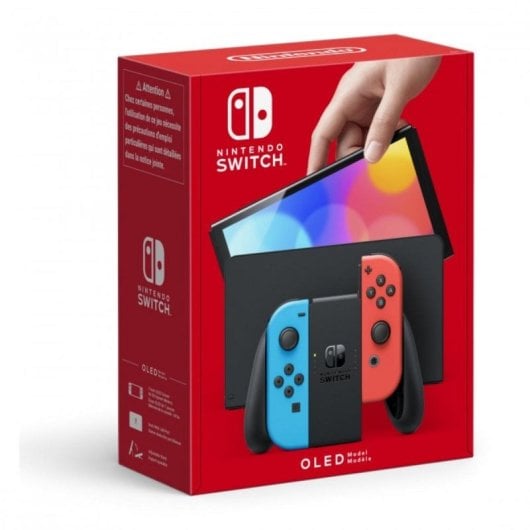 Nintendo Switch OLED Azul Neón/Rojo Neón + Ugly Dolls: Una Aventura Imperfecta