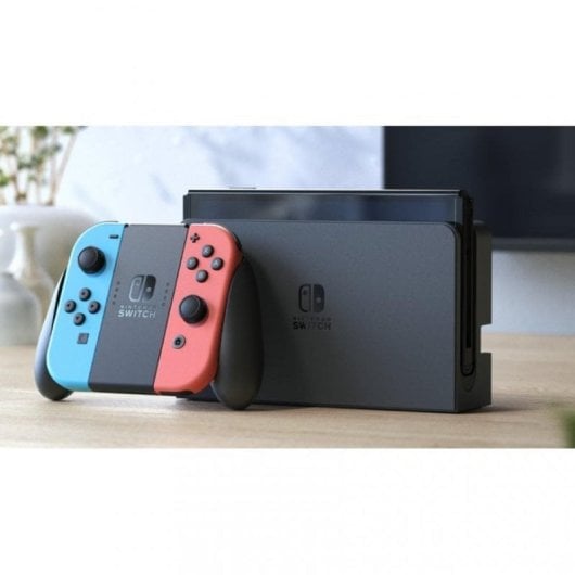 Nintendo Switch OLED Azul Neón/Rojo Neón + Ugly Dolls: Una Aventura Imperfecta