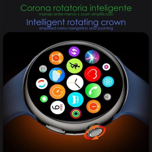 Dam Electronics Z12 Pro Bluetooth 1,46" AMOLED Noir 22mm IP67 SpO2 ECG Température Cardiaque