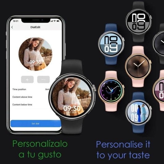 Dam Electronics Z12 Pro Bluetooth 1,46" AMOLED Noir 22mm IP67 SpO2 ECG Température Cardiaque