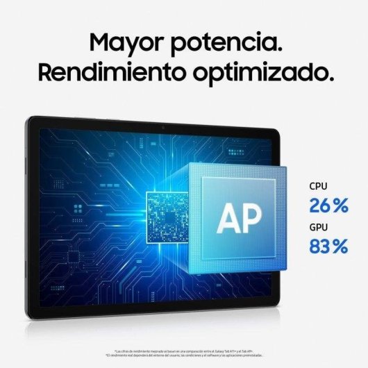 Tablet Samsung Galaxy Tab A11 Plus 5G 11'' 6GB Cinzento 128GB Reconhecimento facial