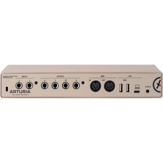 Arturia MiniFuse 4 Interfaz de Audio y MIDI USB Compacta Champagne