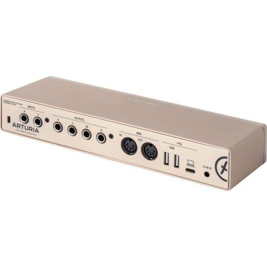 Arturia MiniFuse 4 Interfaz de Audio y MIDI USB Compacta Champagne