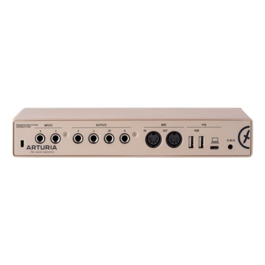 Arturia MiniFuse 4 Interfaz de Audio y MIDI USB Compacta Champagne