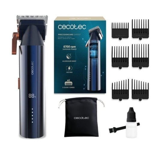 Cortapelos Cecotec PrecisionCare Expert Elite Motor Digital 6 Peines Batería 2h
