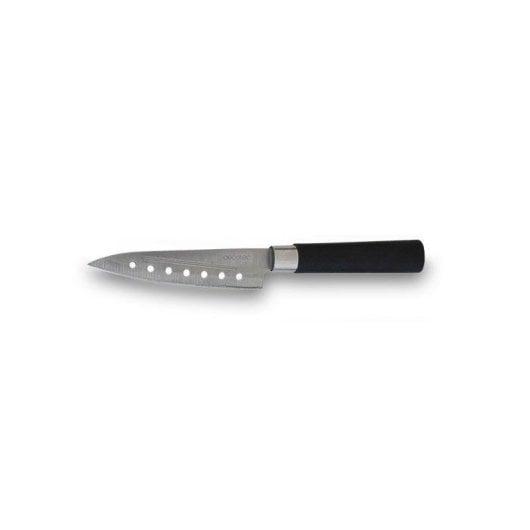 Juego de cuchillos Cecotec Santoku 4 piezas acero al carbón mango negro