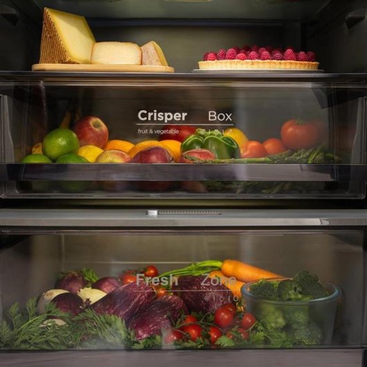 Frigorifero Quattro Porte Cecotec Bolero CoolMarket Combi F2D 400 Total No Frost 191cm 400L E Bianco