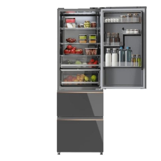 Frigorífico French Door Cecotec 02083 Total No Frost 191cm 400L E Gris Display Inverter