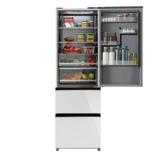 Frigorífico French Door Cecotec 02082 Total No Frost 191cm 400L E Blanco Display Digital