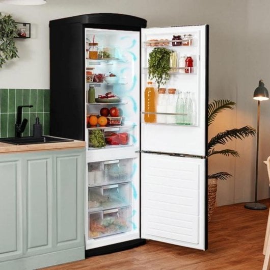 Frigorífico Combi Cecotec 02095 Total No Frost 186,5cm 250L E Negro Display LED