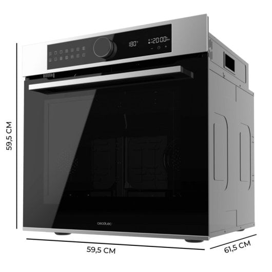 Horno elektrisch Cecotec Bolero Hexa P516000 Line 73L Schwarz Pyrolyse Airfryer
