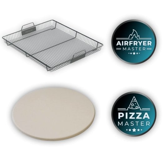 Horno pirolitico Cecotec Bolero Hexa P506000 81L Matt con Airfryer e Pizza Stone XXL