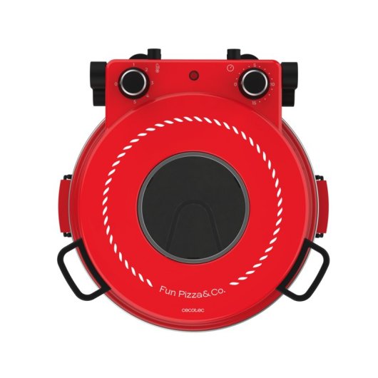 Horno para pizzas Cecotec Fun Pizza&Co Mamma Mía Window 1200 W piedra ventana palas acero