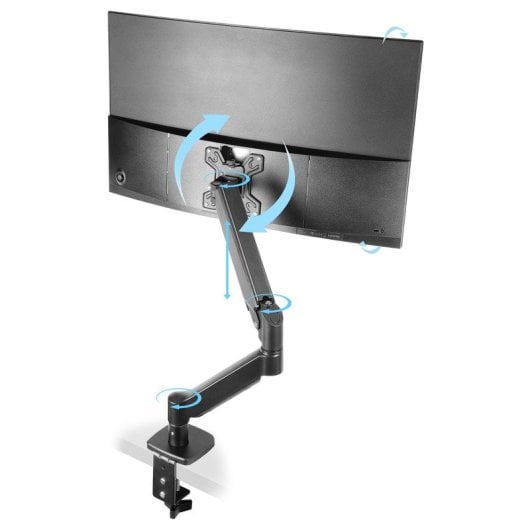 Mars Gaming Marm-pro1 Monitorarmhalterung für 13"-32" VESA Max 10kg Schwarz