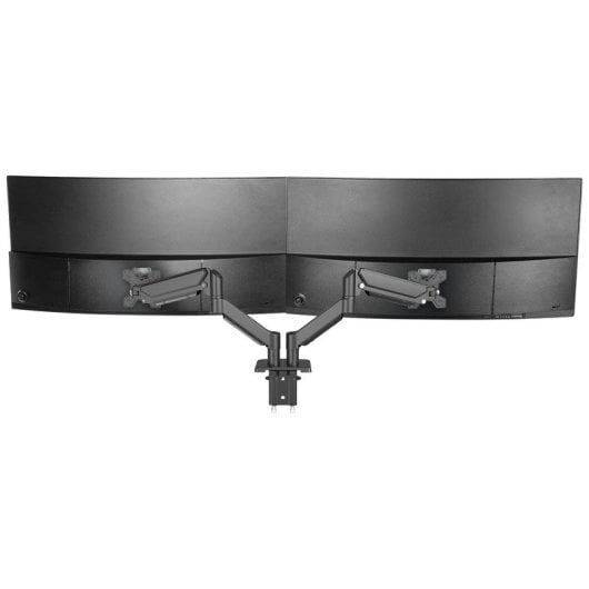 Mars Gaming Marm-pro2 Doppelarm-Monitorhalterung für 13"-27" VESA Max 10kg Schwarz