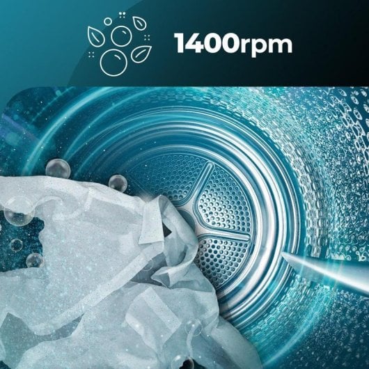 Lavadora Cecotec Bolero DressCode 9800 Inverter Carga Frontal 9kg 1400rpm A Ice Blue SteamMax IA