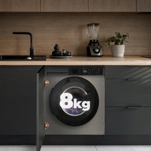 Lavadora Cecotec Bolero DressCode 850 BI Carga Frontal 8Kg 1400rpm A Inox SteamMax