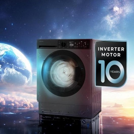 Lavadora Cecotec Bolero DressCode 850 BI Carga Frontal 8Kg 1400rpm A Inox SteamMax