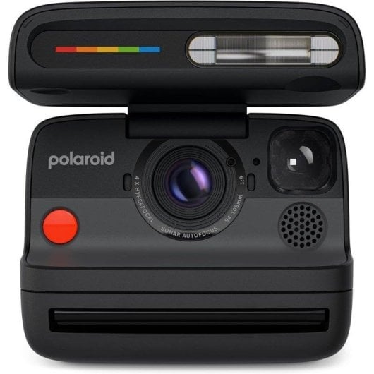 Cámara Instantánea Polaroid Flip Película 79x79mm Sensor Auto Bluetooth Flash Negra