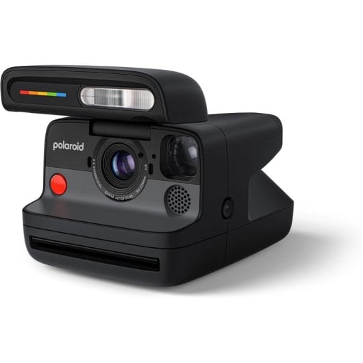 Cámara Instantánea Polaroid Flip Película 79x79mm Sensor Auto Bluetooth Flash Negra + Color Film