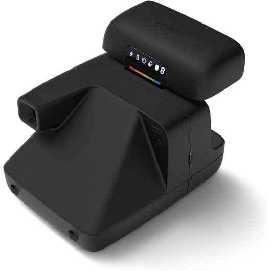 Cámara Instantánea Polaroid Flip Película 79x79mm Sensor Auto Bluetooth Flash Negra + Color Film