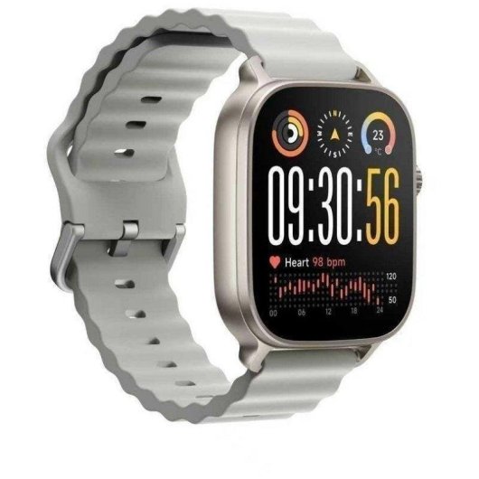 Realme Watch 5 Bluetooth GPS NFC 44mm AMOLED Argento Resistente Acqua IP68 SpO2 Pulsometro