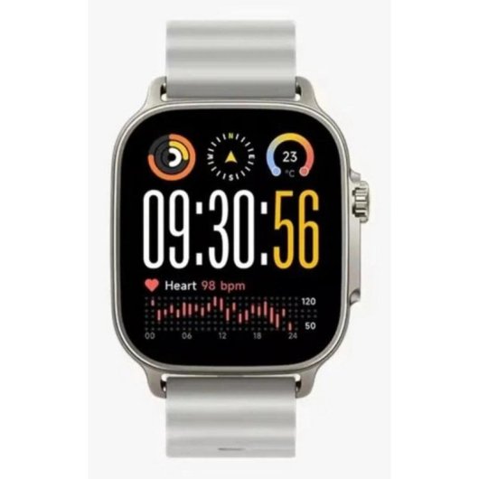 Realme Watch 5 Bluetooth GPS NFC 44mm AMOLED Argento Resistente Acqua IP68 SpO2 Pulsometro