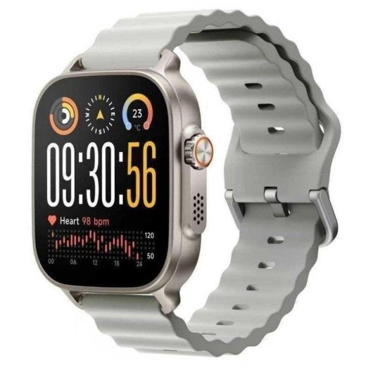 Realme Watch 5 Bluetooth GPS NFC 44mm AMOLED Argento Resistente Acqua IP68 SpO2 Pulsometro