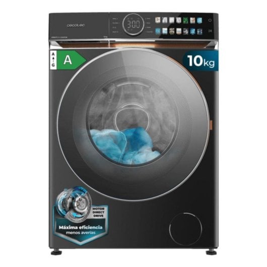 Lavatrice Cecotec Bolero DressCode 10980 10kg 1400rpm A Acciaio Direct Drive Steam UV