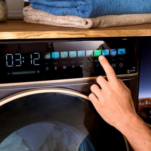 Lavadora Cecotec Bolero DressCode 10900 Carga Frontal 10 kg 1400 rpm A Acero Pantalla FullColor Vapor