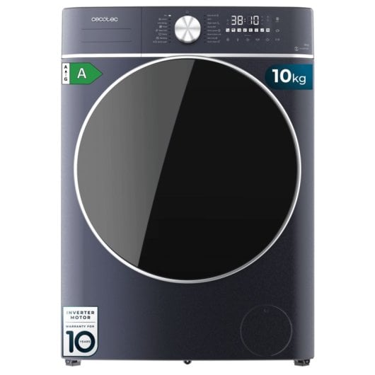 Lavasecadora Cecotec 10kg B Bolero Wash&Dry 10680 Inverter Ice Blue con SteamMax y SpaCare
