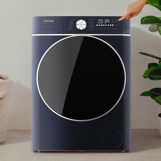 Lavasecadora Cecotec 10kg B Bolero Wash&Dry 10680 Inverter Ice Blue con SteamMax y SpaCare