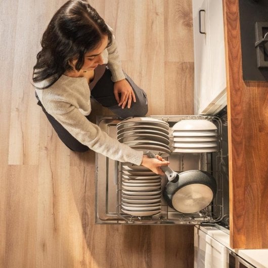 Lavavajillas Cecotec Bolero Aguazero 6502 Full-BI C 15 cubiertos Clase C Dual Zone