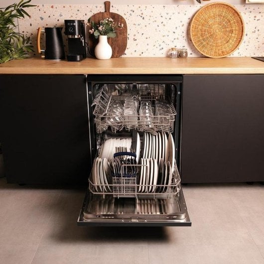 Máquina de Lavar Loiça Cecotec Bolero Aguazero 6102 Full-BI E 12 conjuntos Classe E Display tátil