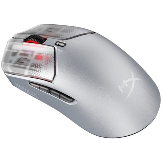 Mouse HyperX Pulsefire Haste 2 S Wireless Bluetooth 26000DPI Silver RGB 6 Pulsanti