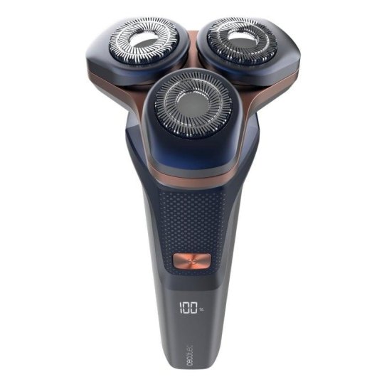 Máquina de Barbear Facial Cecotec PrecisionCare Aluminum Recarregável 120min 2 Velocidades LED