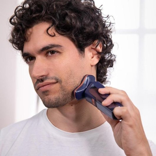 Máquina de Barbear Facial Cecotec PrecisionCare Aluminum Recarregável 120min 2 Velocidades LED