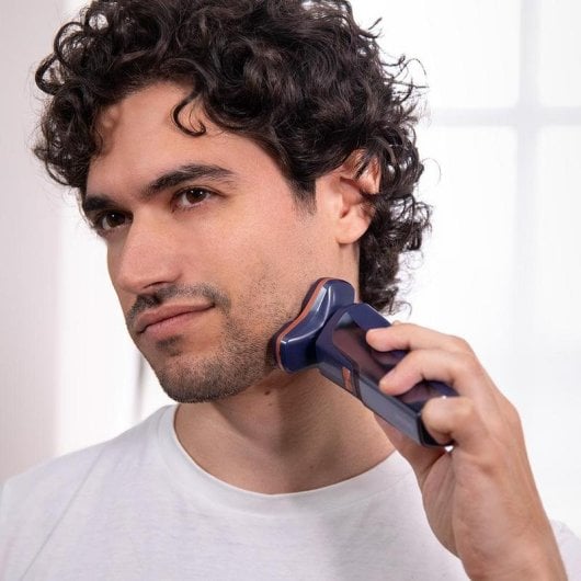 Rasoir rotatif Cecotec PrecisionCare Aluminum LED 2 vitesses 8500 tr/min