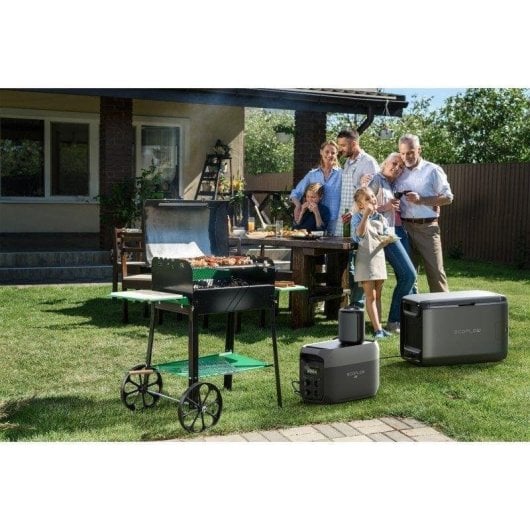 Estación de energía EcoFlow DELTA 3 Max 2048Wh 4 salidas AC y 5 salidas DC Batería LiFePO4 Pantalla LCD WiFi Bluetooth U